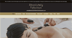 Desktop Screenshot of absolutelyfabulousbeautysalon.co.uk